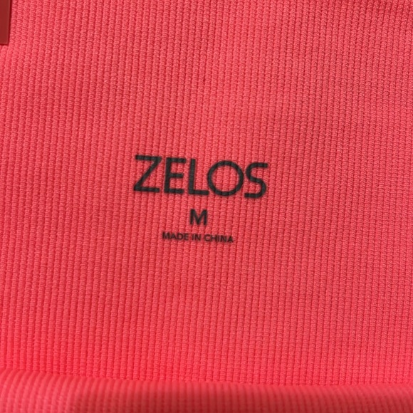 ZELOS Pink Animal Camo Print 7/8THS Leggings Activewear Size M NWT - Picture 4 of 5